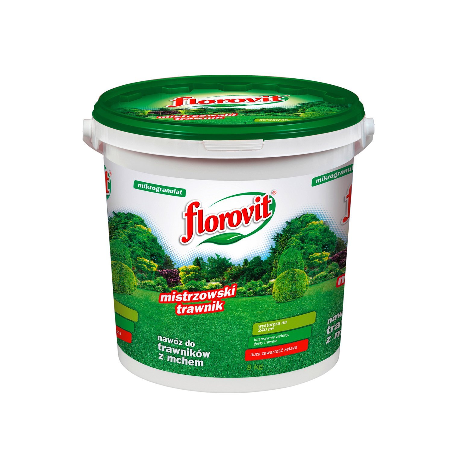 Добриво для газонів з мохом 8 кг. FLOROVIT